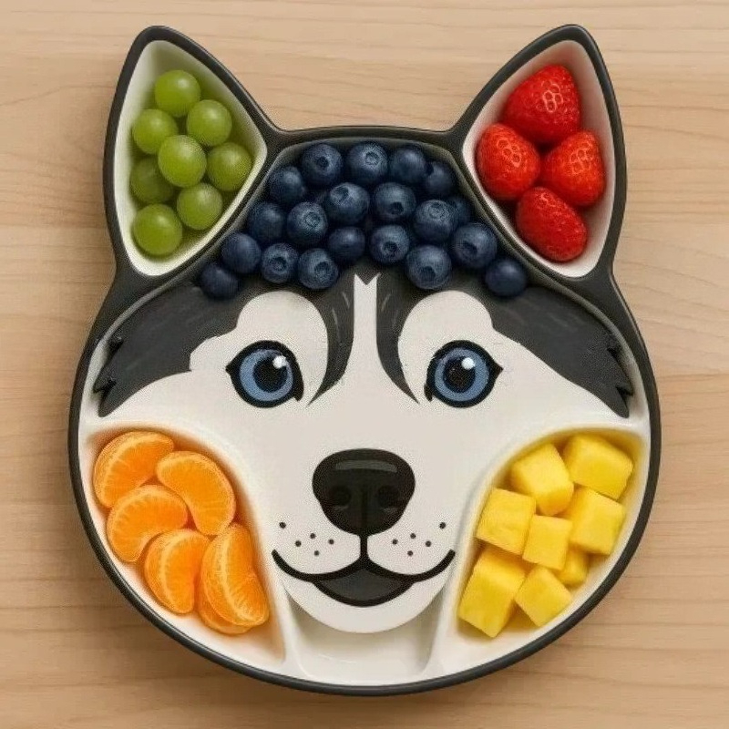 Home Cooking Dog Food - Köpek Temalı Parti Pişmiş Yemek Tabağı
