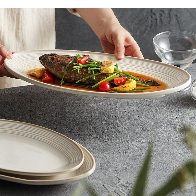 Oval Seramik Yemek Tabakları P - Home Cooking Dinner incelemesi ve fiyatı